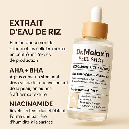 sérum exfoliant au riz