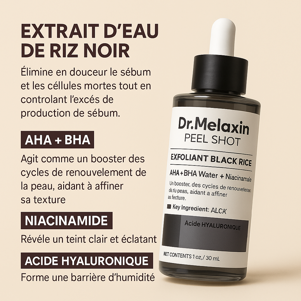 sérum exfoliant au riz