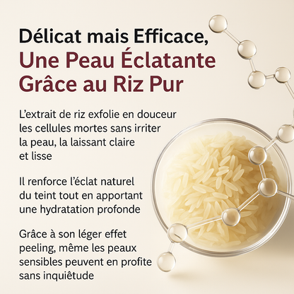 sérum exfoliant au riz