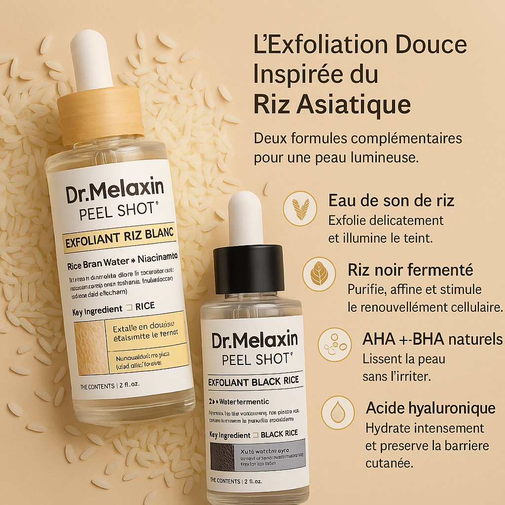 sérum exfoliant au riz