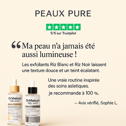 sérum exfoliant au riz